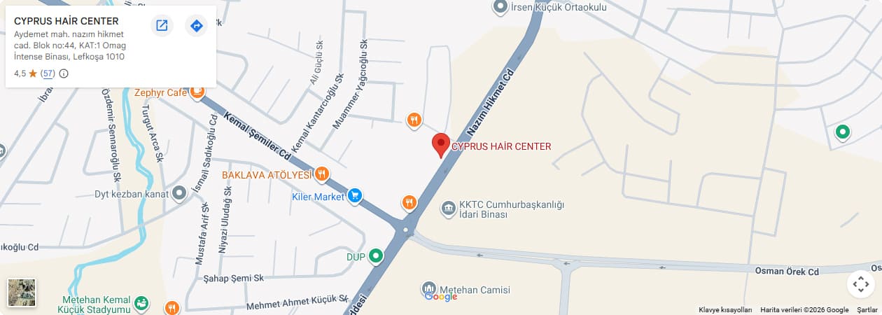 Cyprus Hair Center map placeholder