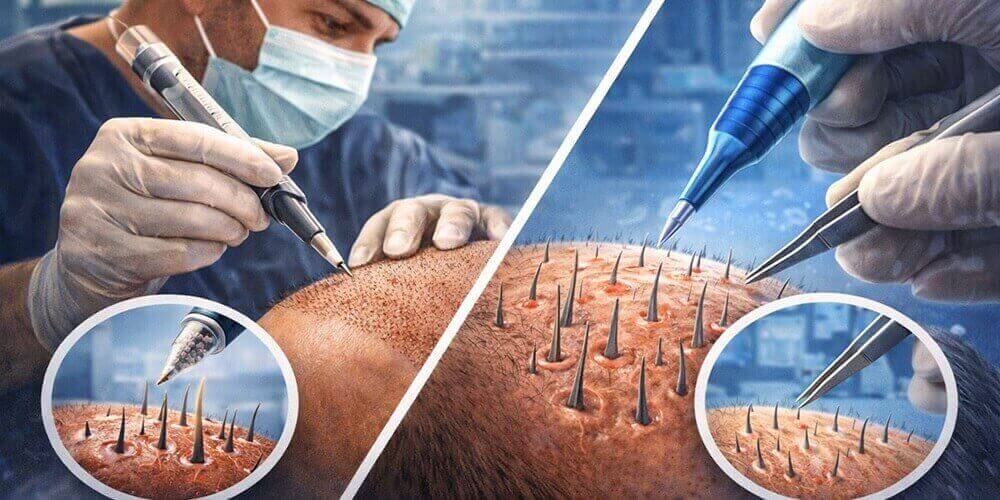 DHI Tekniği ve Safir Saç Ekimi Arasındaki Fark Nedir? Hangisi Daha İyi?